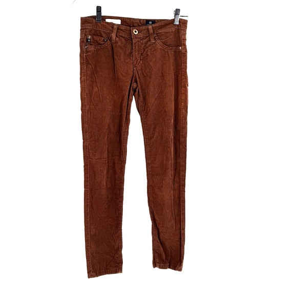 AG Adriano Goldschmied The Legging Super Skinny Corduroy Pants Women's 26 Brown - Picture 1 of 10
